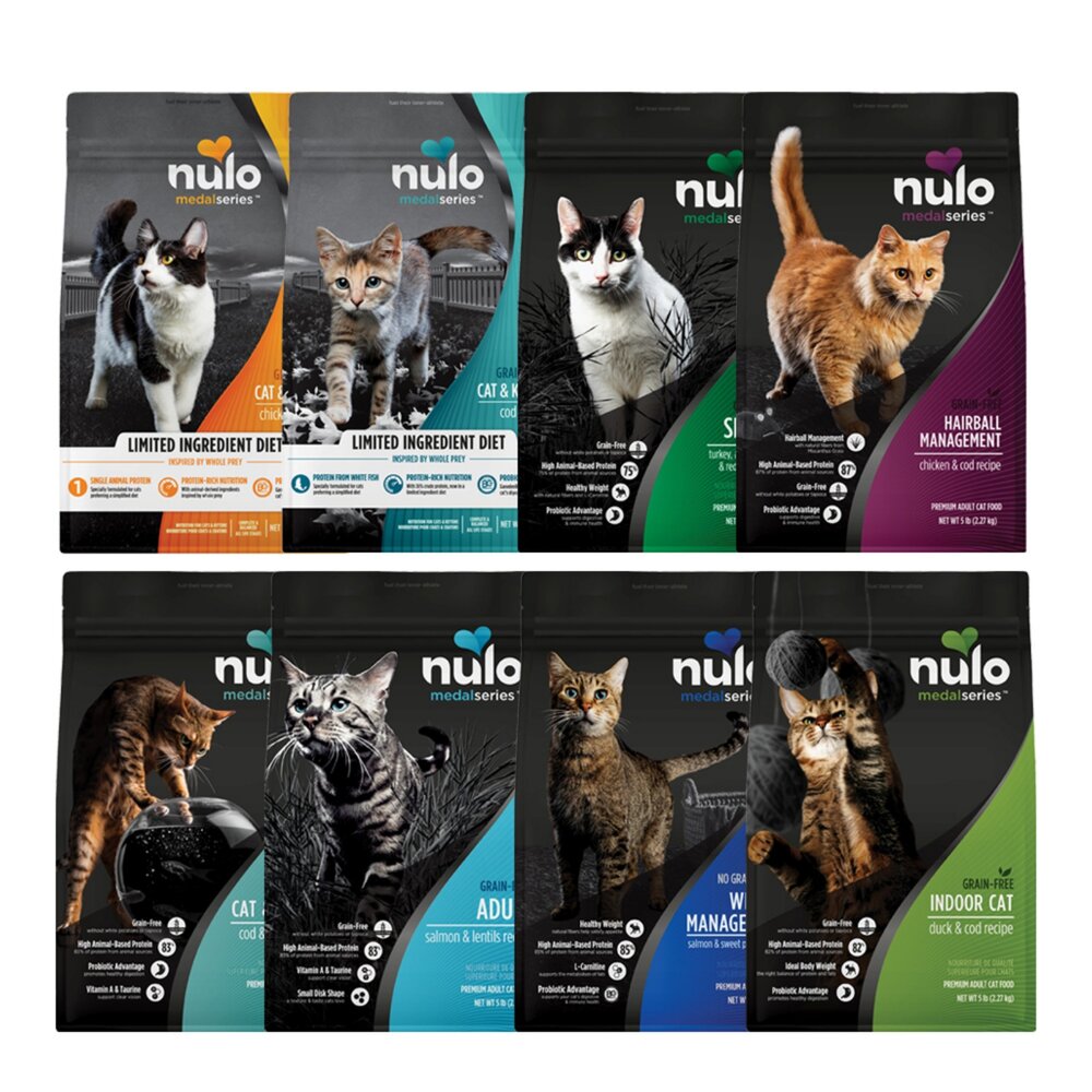 美國 Nulo 諾樂 金牌無穀貓糧 4.5LB-12LB【買1送1】單一肉源 貓乾糧 貓主食 貓飼料『WANG』-圖片-1