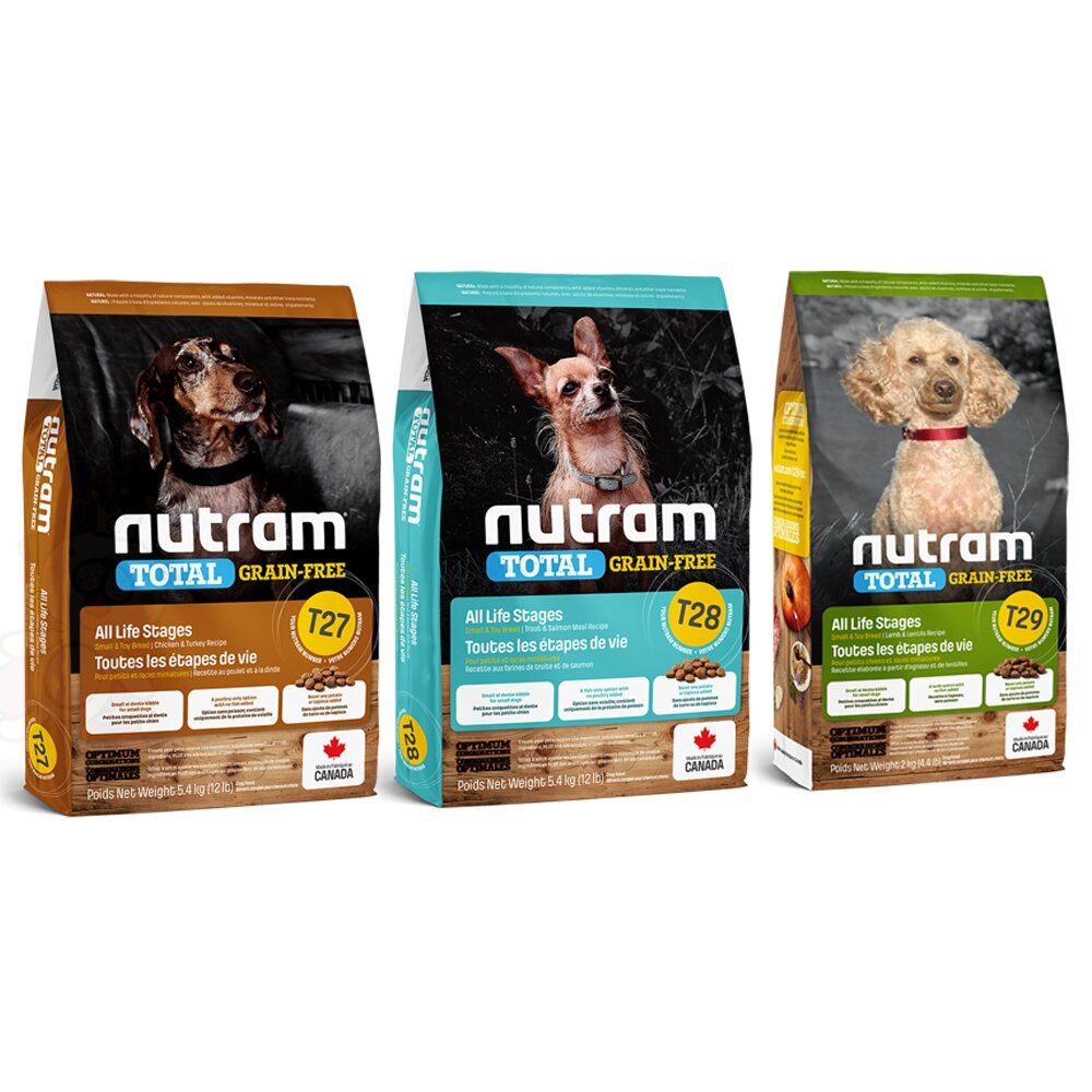 Nutram 紐頓 犬糧 1.13kg|T27 T28 T29 挑嘴小顆粒 全齡犬 狗飼料『WANG』-圖片-1