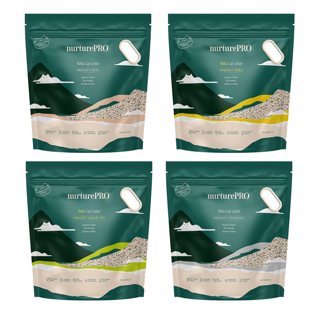 Nourish Life 天然密碼 寵小到大【6包組免運】 環保貓砂 豆腐貓砂 吸水快 凝結強 貓砂『WANG』-圖片-5