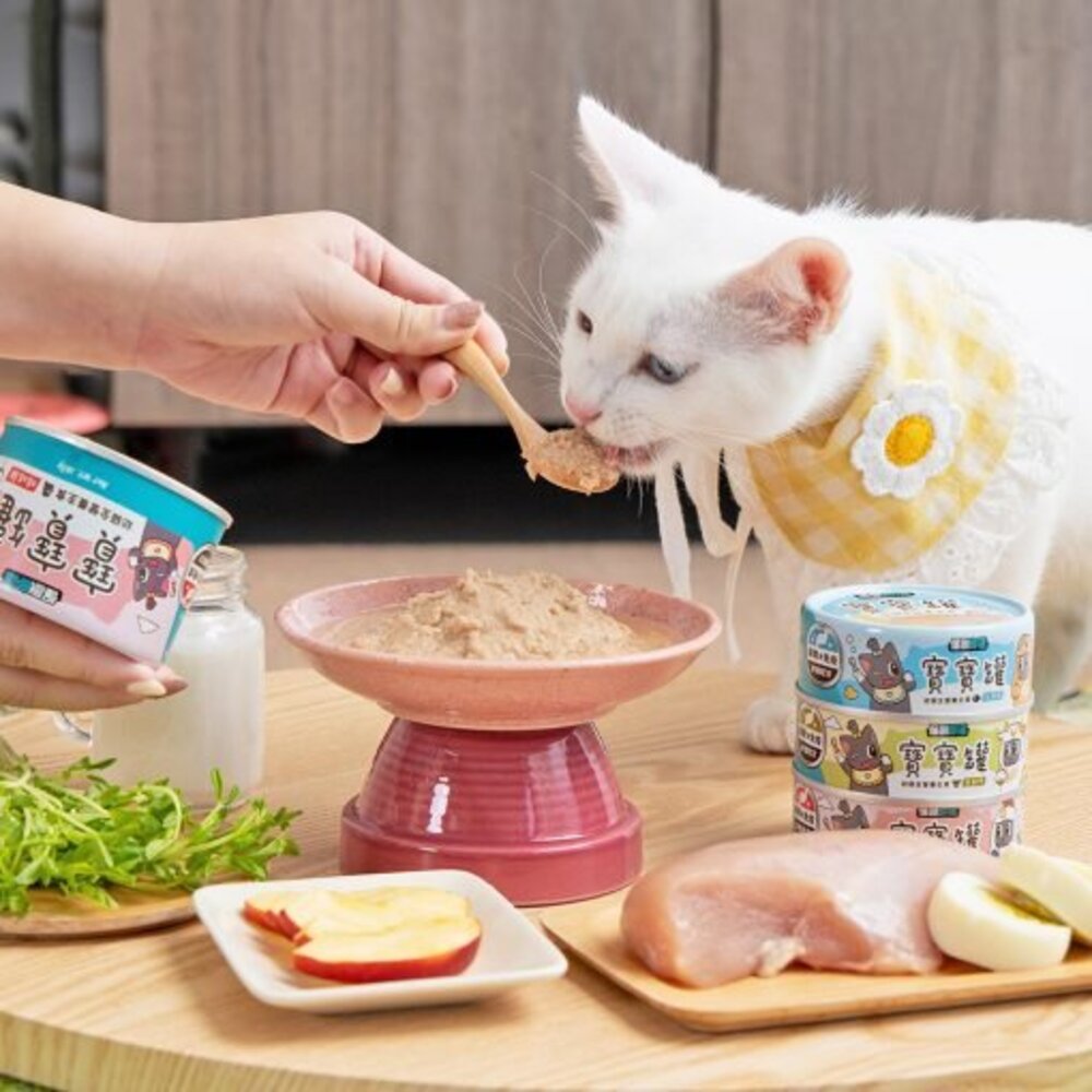 LitoMon 怪獸部落 貓咪主食貓罐【單罐】寶寶罐 無膠罐 開胃慕斯主食罐 貓罐頭『WANG』-圖片-6