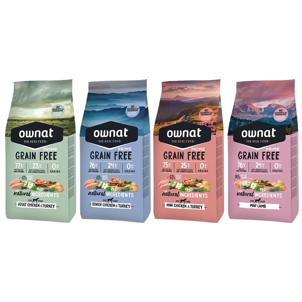 OWNAT 歐娜特 無穀全天然狗糧 小包裝300g-1kg 頂級 超級 機能 全犬 全齡犬 熟齡犬 狗飼料『WANG』-圖片-6