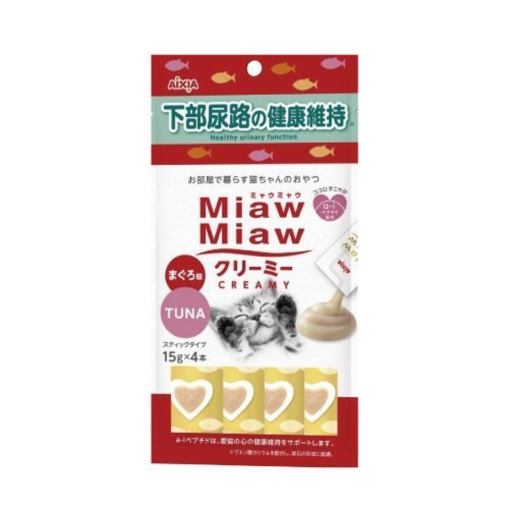 日本 AIXIA 愛喜雅 Miaw 妙喵肉泥【12包組】15gx4入 貓零食 貓肉泥『WANG』-圖片-7