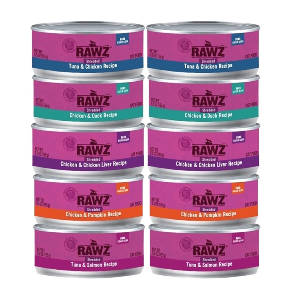 21520993884-RAWZ 納茲 無膠主食貓罐【多罐組 】 85g-155g 主食罐 無膠主食罐 貓罐頭『WANG』