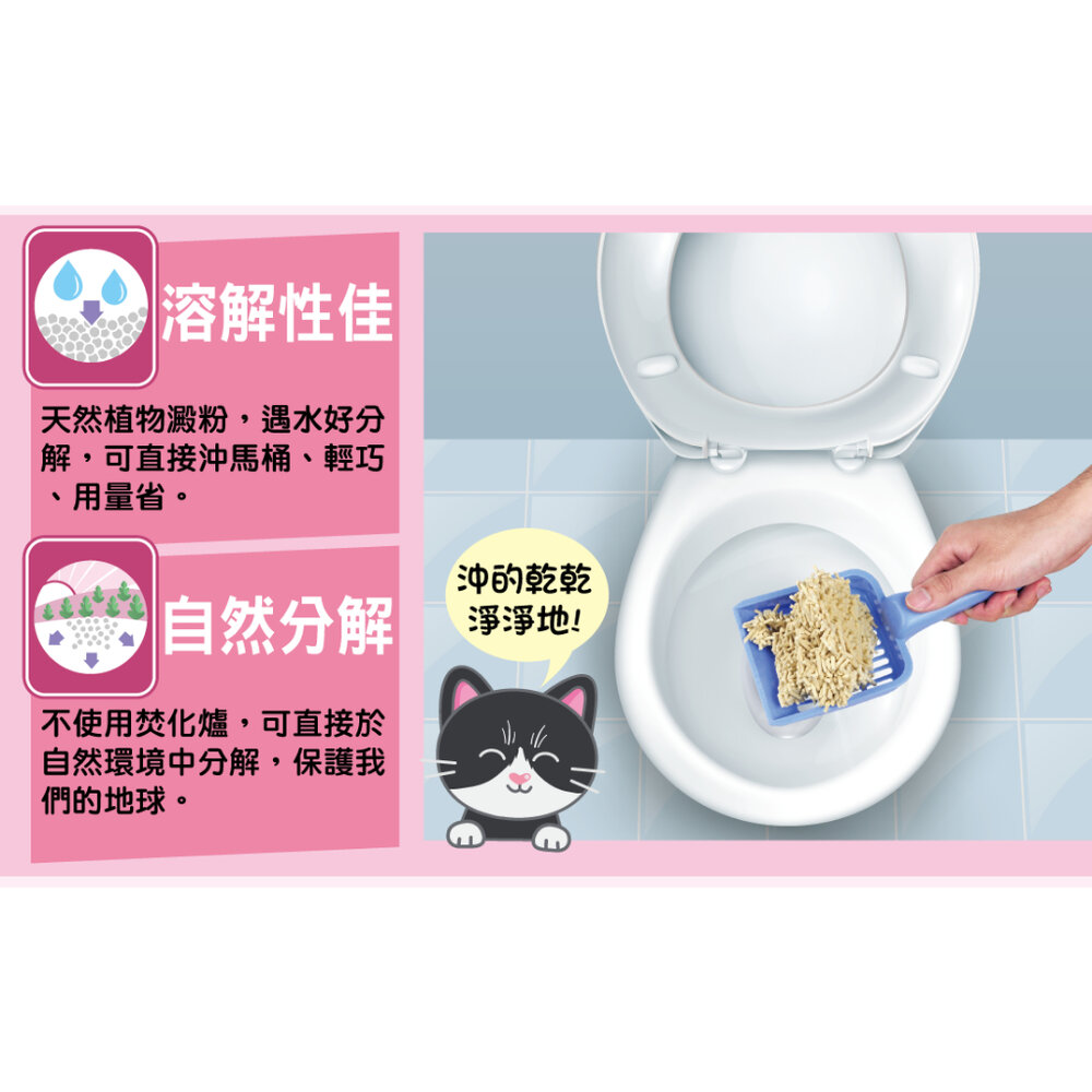 PurreLAND 倍淨2.0豆腐貓砂 6L(2.5kg)【單包】 原味|綠茶|櫻花 豆腐貓砂 貓砂『WANG』-圖片-6