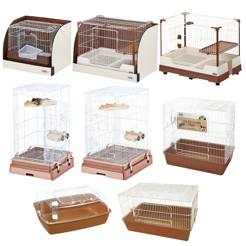 日本 MARUKAN 小動物籠 刺蝟舒適籠 刺蝟快樂屋 舒適精緻兔籠 兔籠防潑盒『WANG』-圖片-1