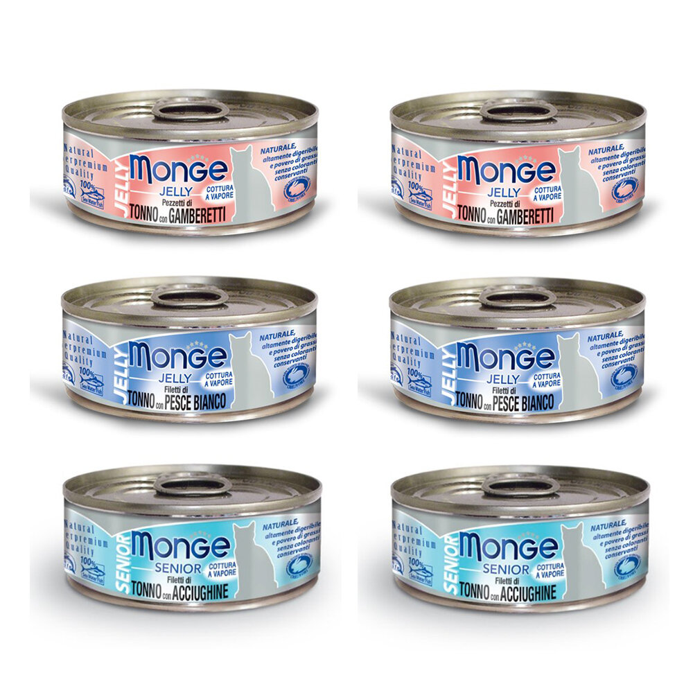 21676800325-MONGE 瑪恩吉 倍愛滿滿 膳鮮貓罐頭 80g【24罐組】膳鮮罐 貓罐頭『WANG』