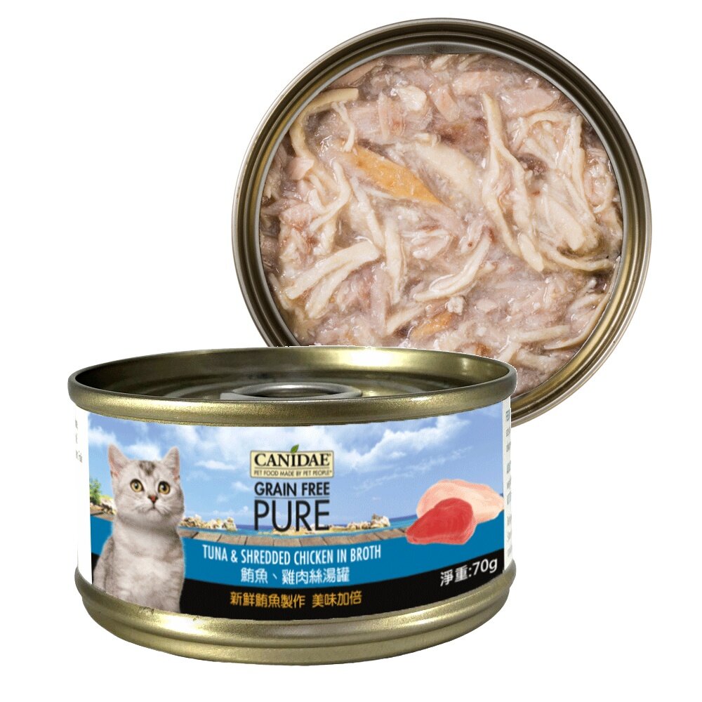 CANIDAE 無穀主食貓罐 70g【單罐】鮮嫩多汁 主食貓罐 無穀貓罐 貓湯罐 貓罐頭『WANG』-圖片-9