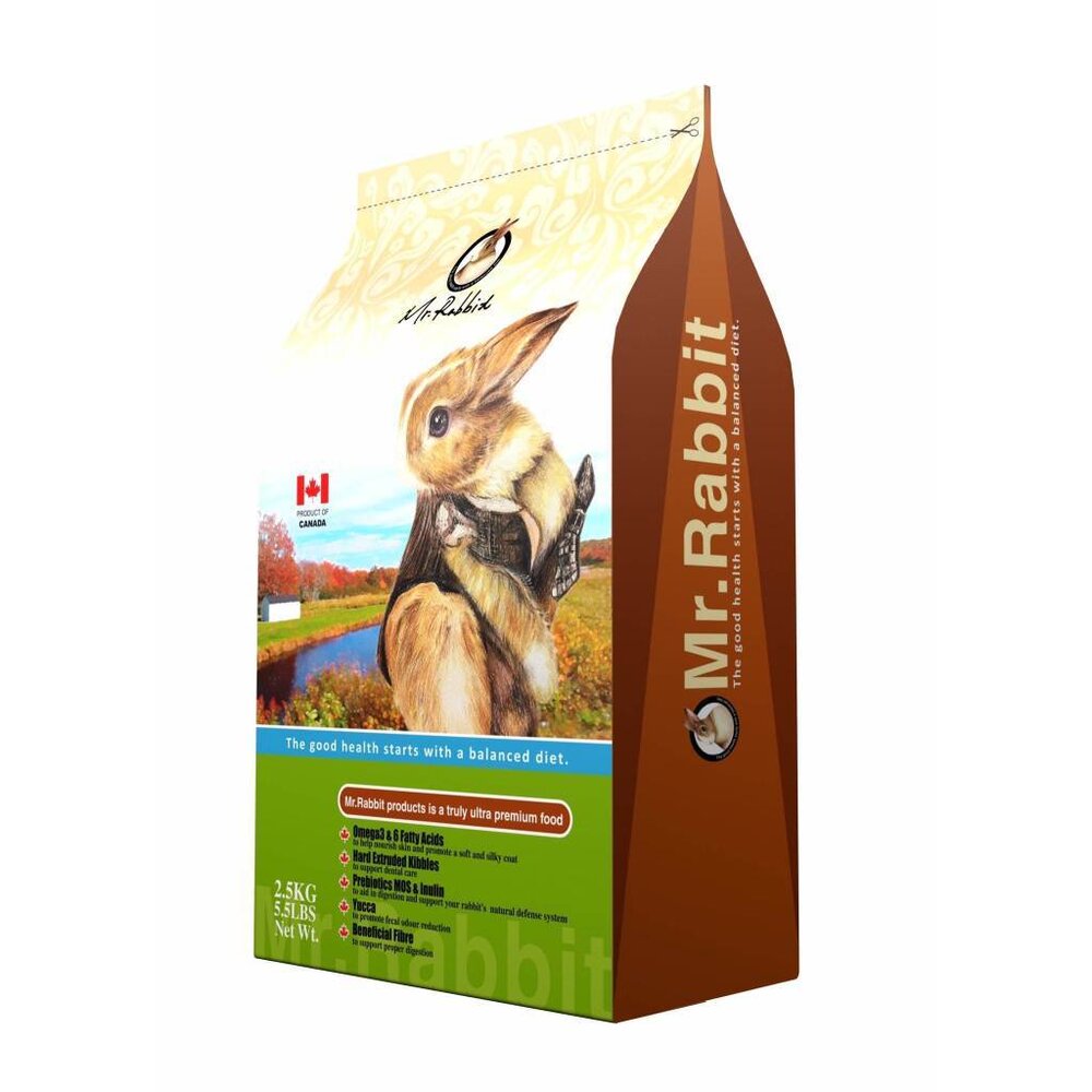 加拿大 Mr.Rabbit 瑞比兔先生 全方位機能食譜 2.5KG 兔飼料|天竺鼠配方 小動物飼料『WANG』-圖片-4