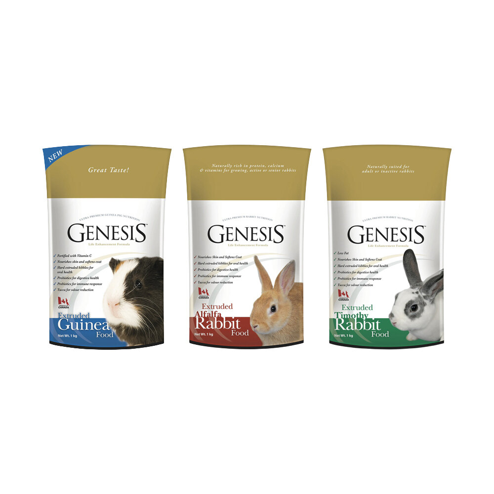 GENESIS 創世紀 鼠兔主食飼料 1kg-2kg 高級天竺鼠 高級全齡兔 高級室內兔 鼠兔飼料『WANG』-圖片-2