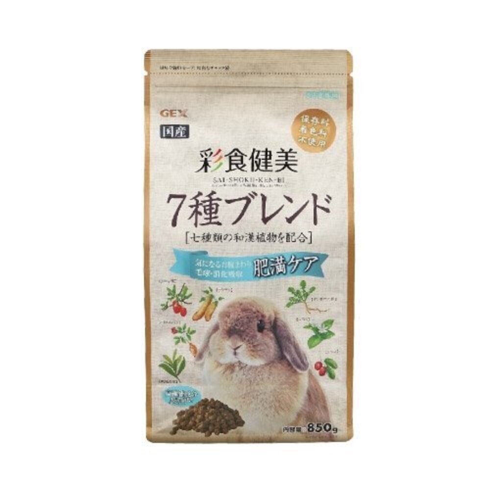 日本 GEX 彩食健美 金牌 活菌鼠飼料 幼兔 老兔 健美肥胖 毛球 金牌 金牌好心情 兔飼料『WANG』-圖片-4