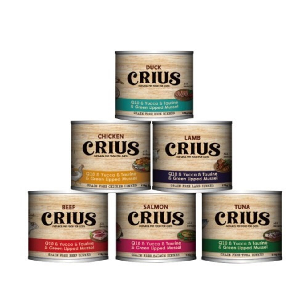 219677174-紐西蘭 CRIUS 克瑞斯 無穀貓咪主食罐【24罐組】90g 175g 主食貓罐 貓罐頭『WANG』