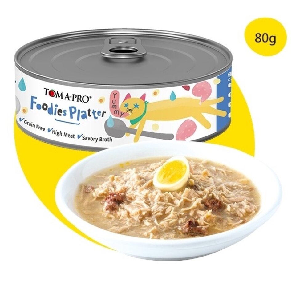 TOMA-PRO 優格 吃貨拼盤貓罐頭80g【單罐】 幼貓 全齡貓 無穀貓罐 貓罐頭『WANG』-圖片-2