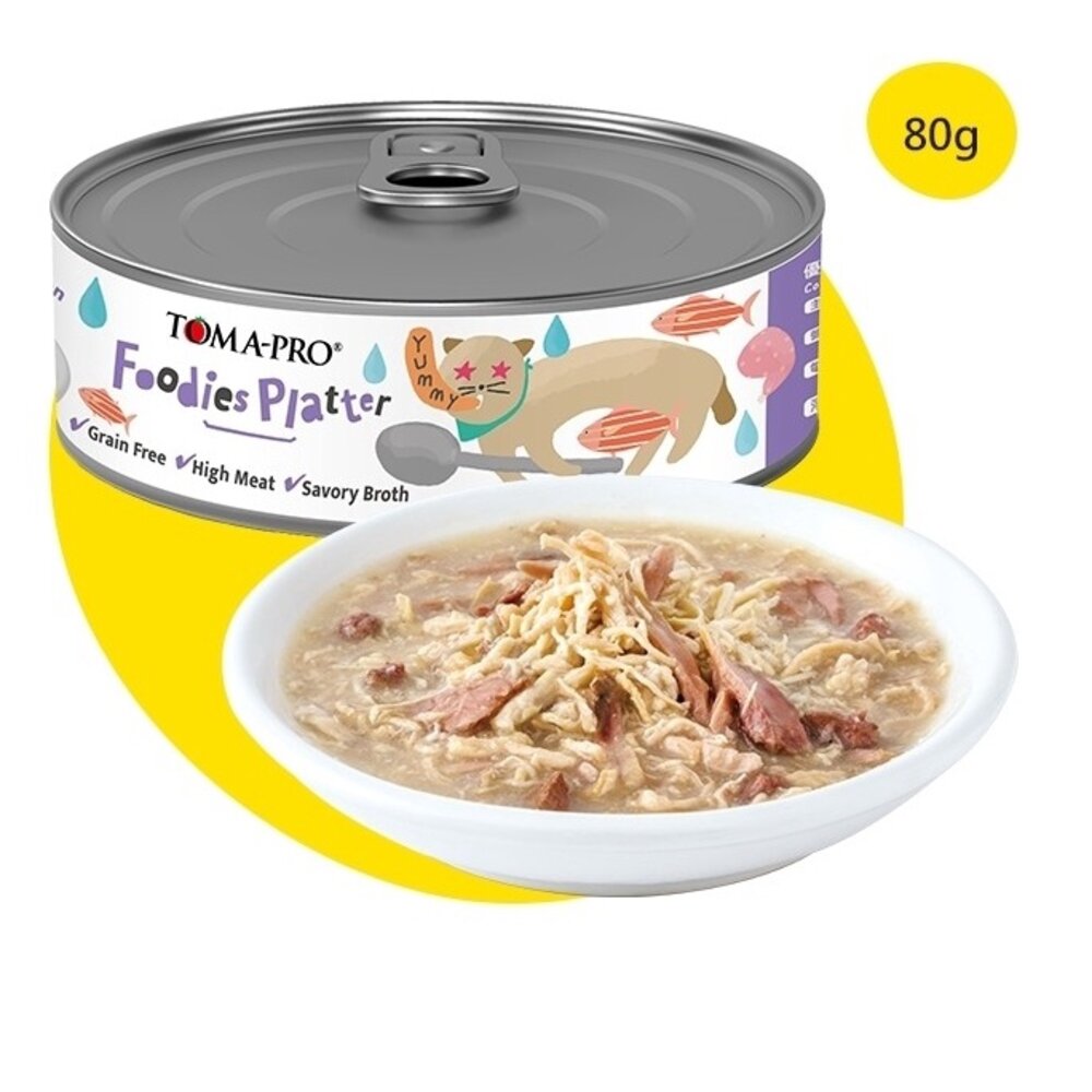 TOMA-PRO 優格 吃貨拼盤貓罐頭80g【單罐】 幼貓 全齡貓 無穀貓罐 貓罐頭『WANG』-圖片-7