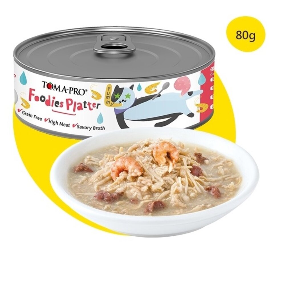 TOMA-PRO 優格 吃貨拼盤貓罐頭80g【單罐】 幼貓 全齡貓 無穀貓罐 貓罐頭『WANG』-圖片-8