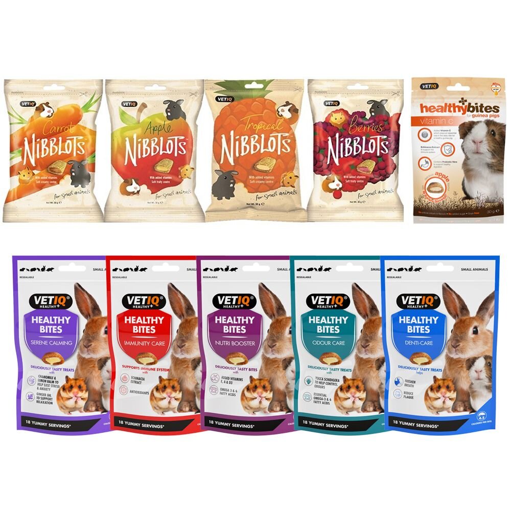 VETIQ 英國 唯愛Q 小動物機能餡餅/化毛餡餅系列30g 小寵餡餅零食 小寵零食 鼠兔點心『WANG』-圖片-1