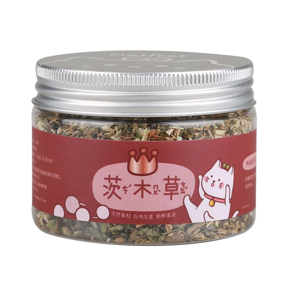 CatFeet 茨木草 特級貓薄荷 銅罐|小罐 大罐 粗細葉貓草 化毛 可撒在貓玩具抓板上 貓零食『WANG』-圖片-5