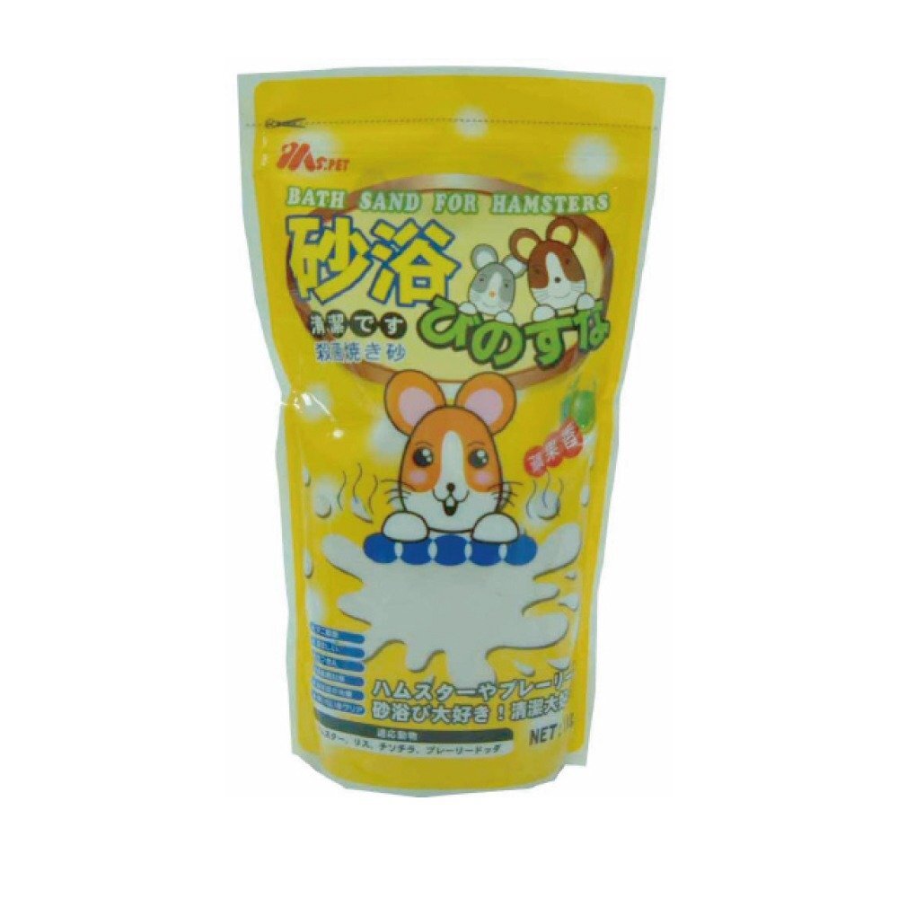 MS.PET 愛鼠沐浴砂 薰衣草/蘋果香1KG/鼠砂800G 保持環境乾爽清香 鼠適用『WANG』-圖片-3