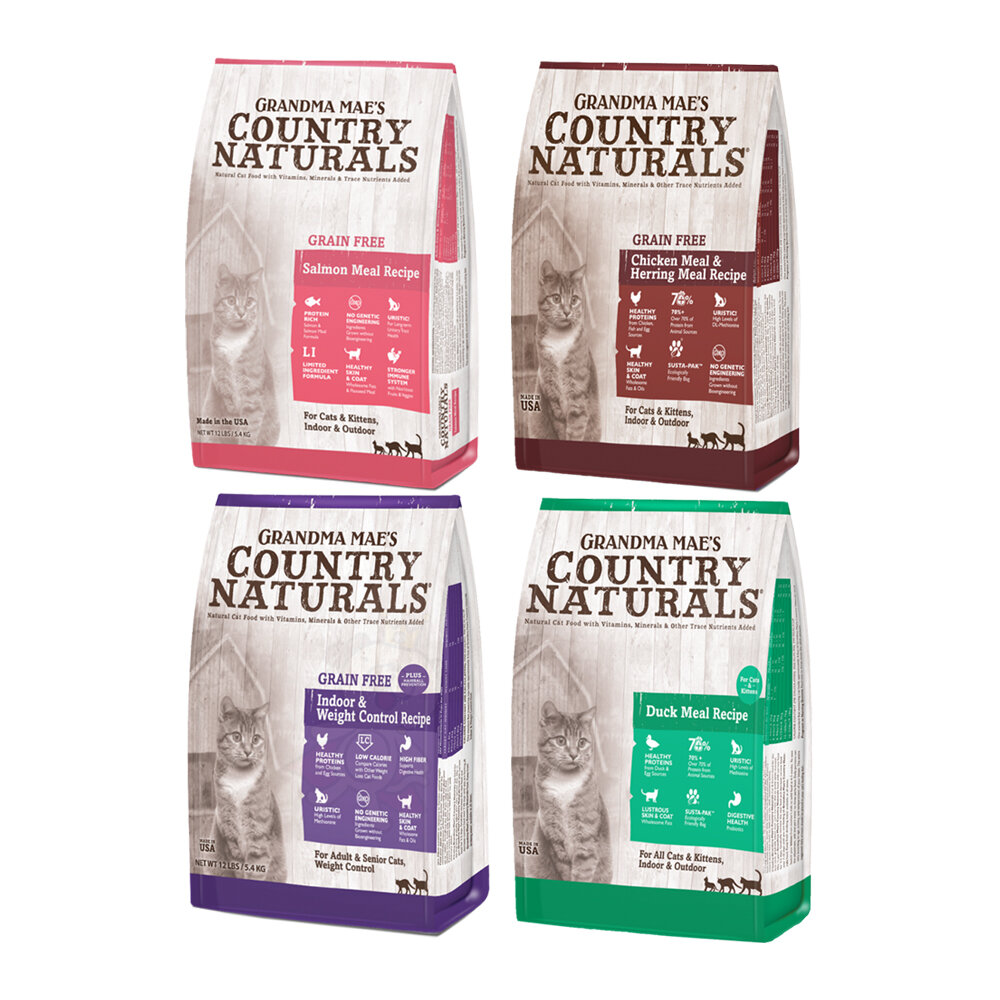 GRANDMA MAE'S 梅亞奶奶 天然寵糧貓糧1Kg-2.7KG 低敏無榖 貓乾糧 貓主食 貓飼料『WANG』-圖片-1