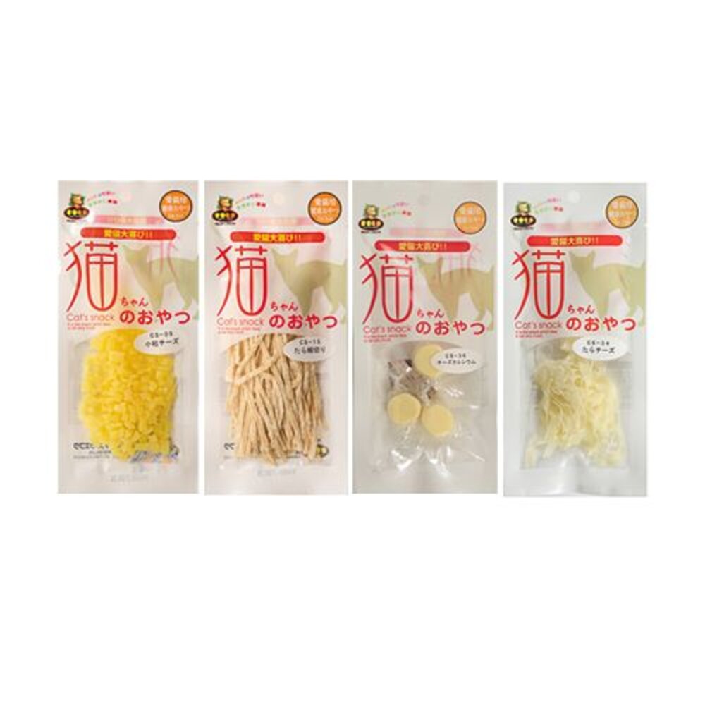 日本MU 貓點心 烘烤海公魚/鱈魚起司/高鈣起司球/營養起司粒/鱈魚切絲 貓零食『WANG』-圖片-1