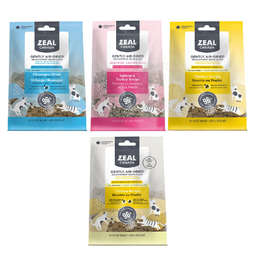 ZEAL 真致 96%風乾主食糧 100g 400g 風乾主食糧+凍乾 主食 肉片 貓飼料 狗飼料『WANG』-圖片-1