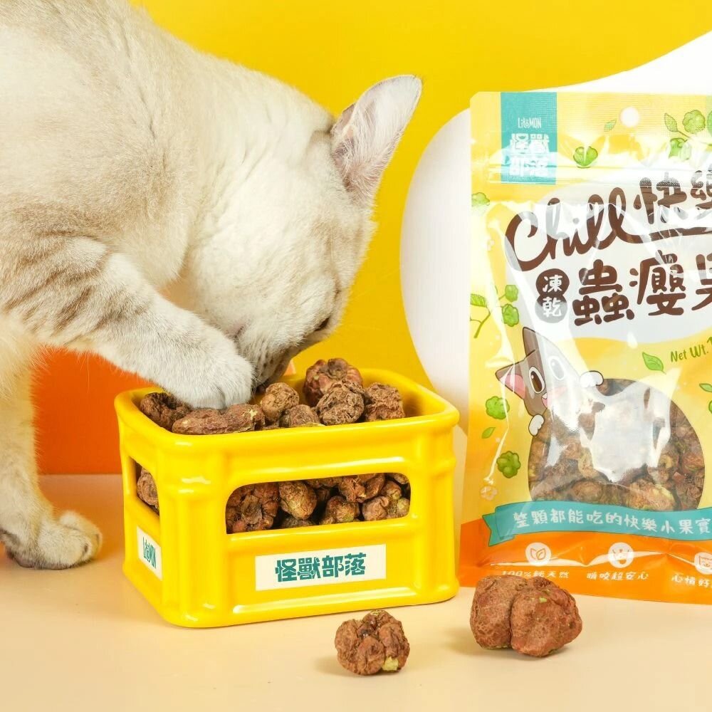 怪獸部落 怪獸卡滋KAZZZ 快樂凍乾蟲癭果 慢烘搖搖鮮肉酥四連串包 搖搖鮮肉酥 狗零食 貓零食『WANG』-圖片-7