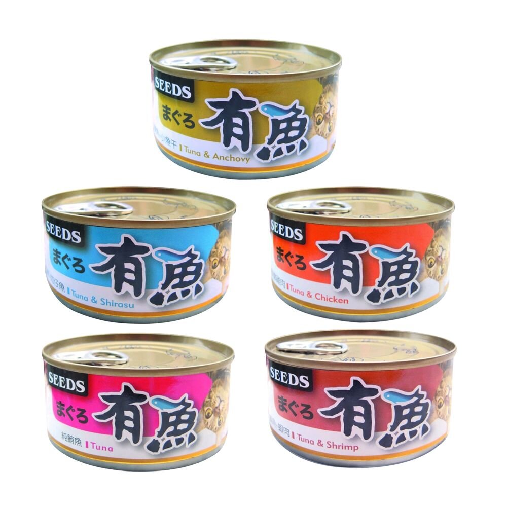 SEEDS 惜時 聖萊西 寶萊貓餐罐 有魚 大貓罐 170g【48罐組】 大罐 貓罐頭『WANG』-圖片-11