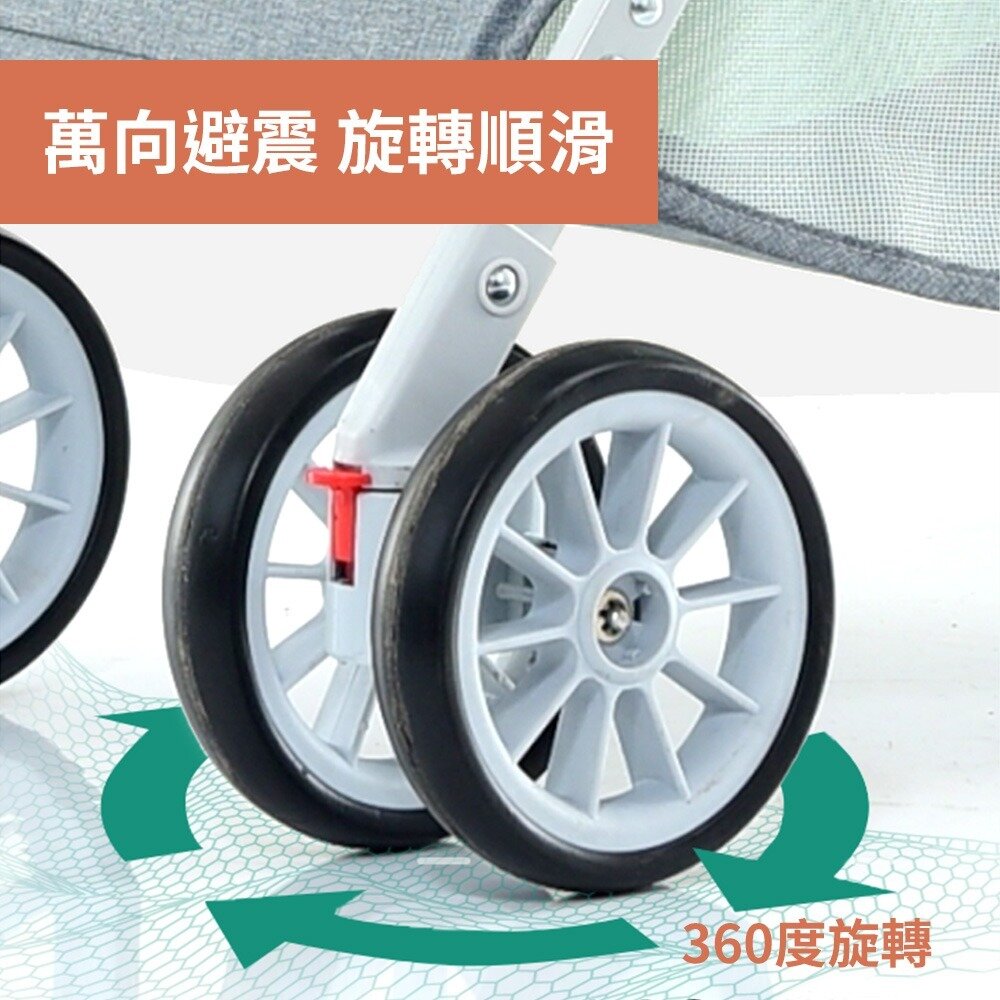 icat 寵喵樂 可分離式寵物推車 BND103 可調節手把高低 可分離式 一鍵收車 寵物推車『WANG』-圖片-4