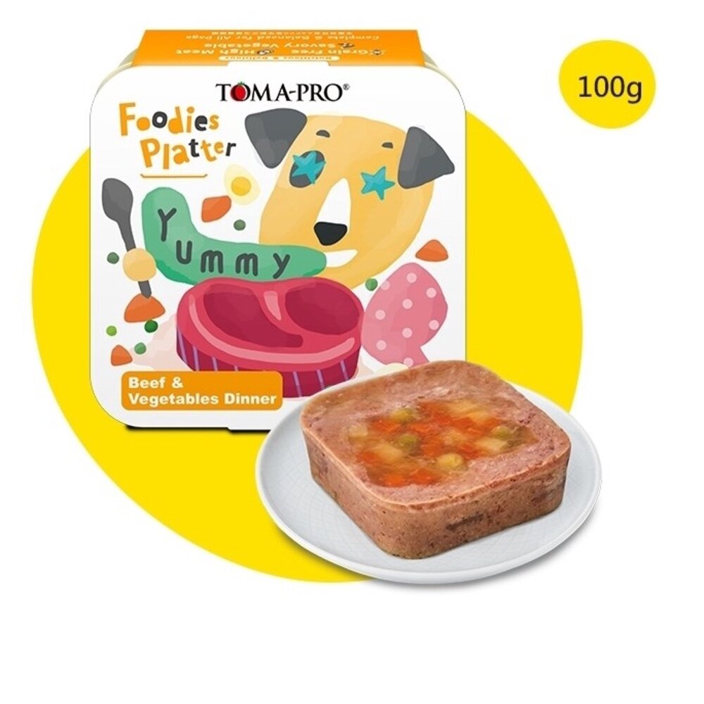 TOMA-PRO 優格 吃貨拼盤狗餐盒100g【24罐組】 全齡犬 無穀狗罐 主食餐盒 狗罐頭『WANG』-圖片-5