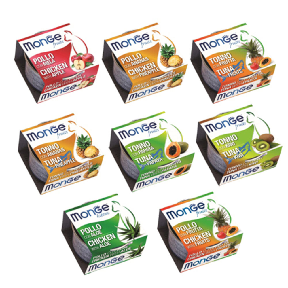 MONGE 瑪恩吉 貓罐頭80g【24罐組】優鮮蔬果系列 倍愛滿滿 膳鮮貓罐頭 貓罐頭『WANG』-圖片-1
