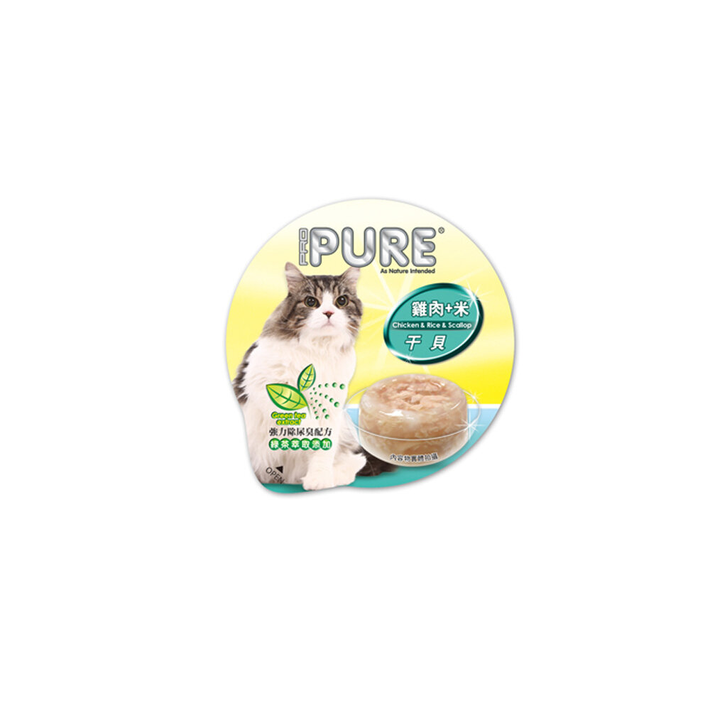 PURE 巧鮮杯 貓餐盒 80g【24罐組】小巧設計 外出攜帶更方便 貓罐頭『WANG』-圖片-1