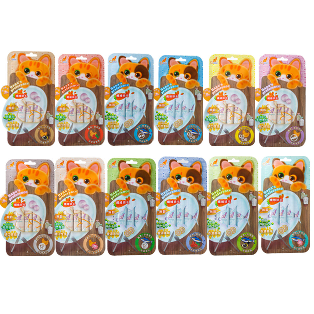 CatFeet 哈娜最愛好吃肉泥 15gx4入 全系列無穀 化毛配方 貓肉泥 貓零食『WANG』-圖片-1