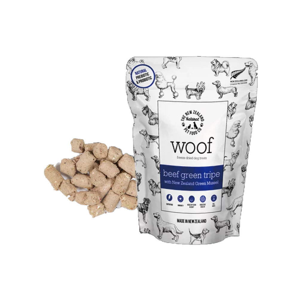 NZ Natural 鮮開凍 woof 狗狗香酥風乾零食 小翅雞 牛綠草胃 羊綠草胃 山羊肉 狗零食『WANG』-圖片-5