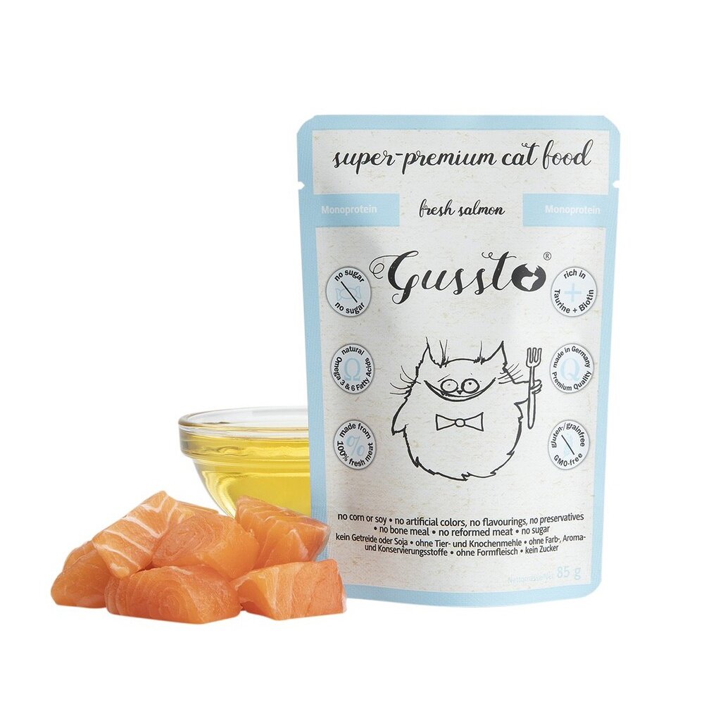 GUSSTO 惡魔喵 無穀主食貓餐包85g【單包】 無穀餐包 主食餐包 貓餐包『WANG』-圖片-6