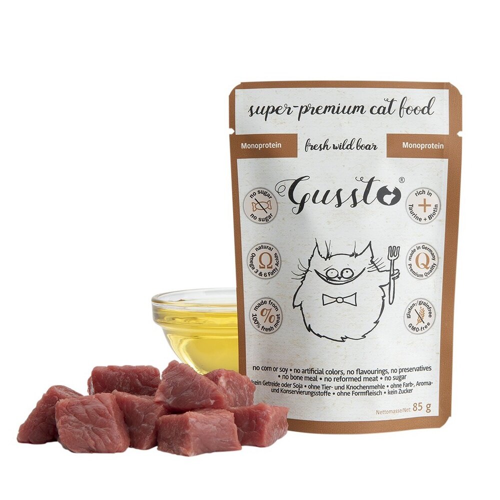 GUSSTO 惡魔喵 無穀主食貓餐包85g【單包】 無穀餐包 主食餐包 貓餐包『WANG』-圖片-7