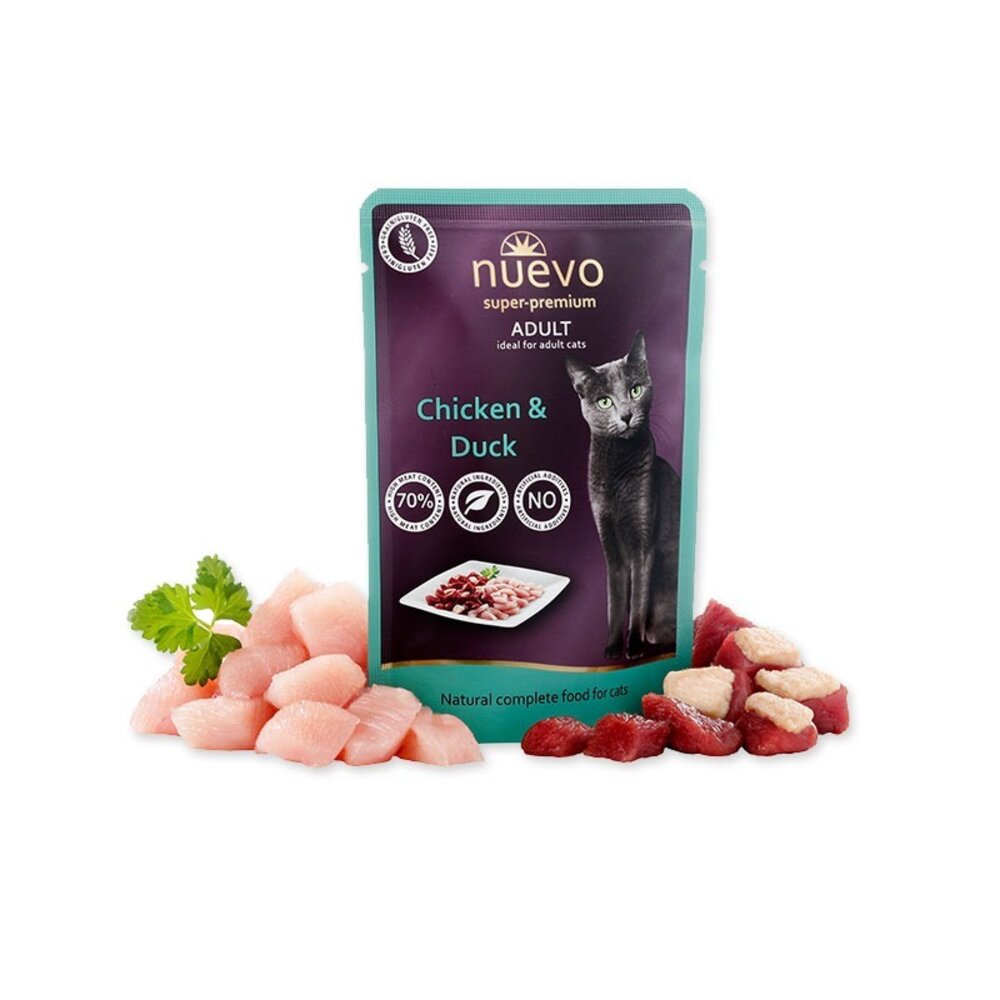 NUEVO 新歡 魅惑貓餐包 85g 主食貓餐包 鮮肉餐包 肉湯包 貓餐包『WANG』-圖片-4