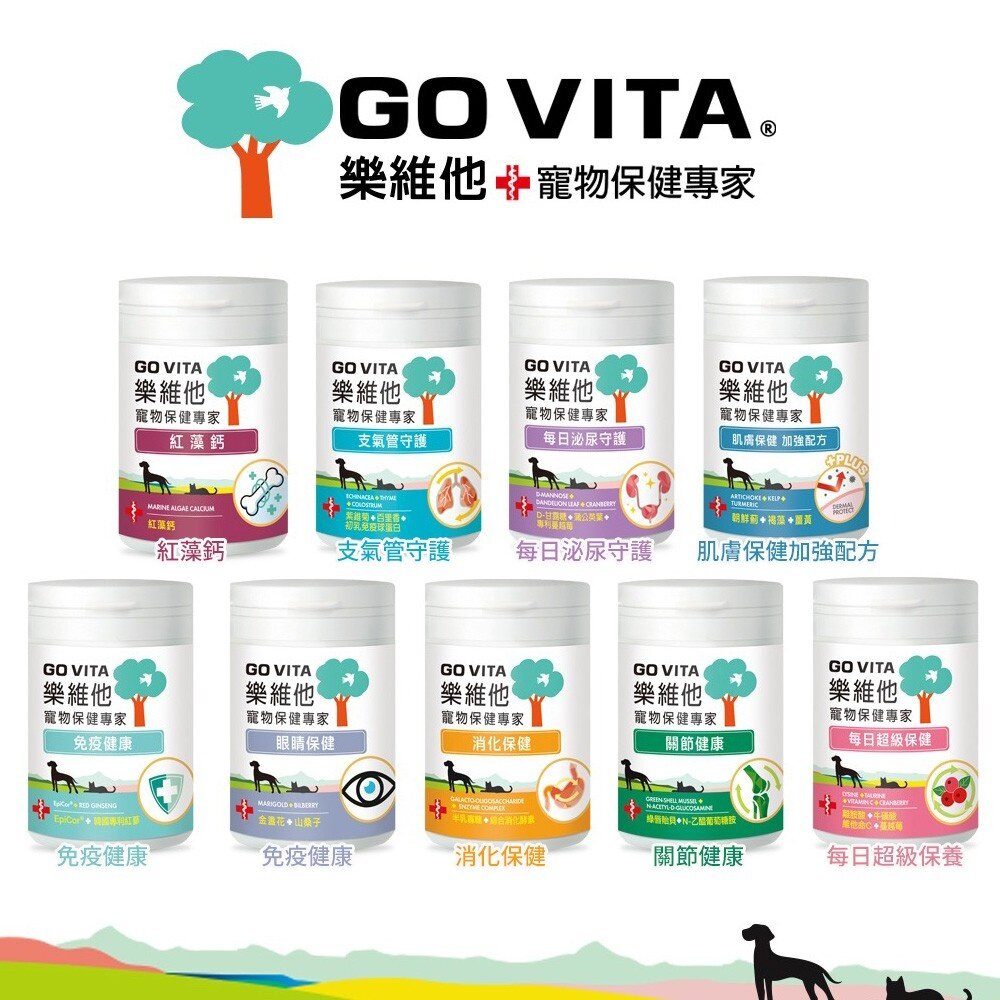 23104757593-GO VITA 樂維他 寵物保健專家 每日保養/免疫健康/消化保健/眼睛保健/關節保健 犬貓保健『WANG』