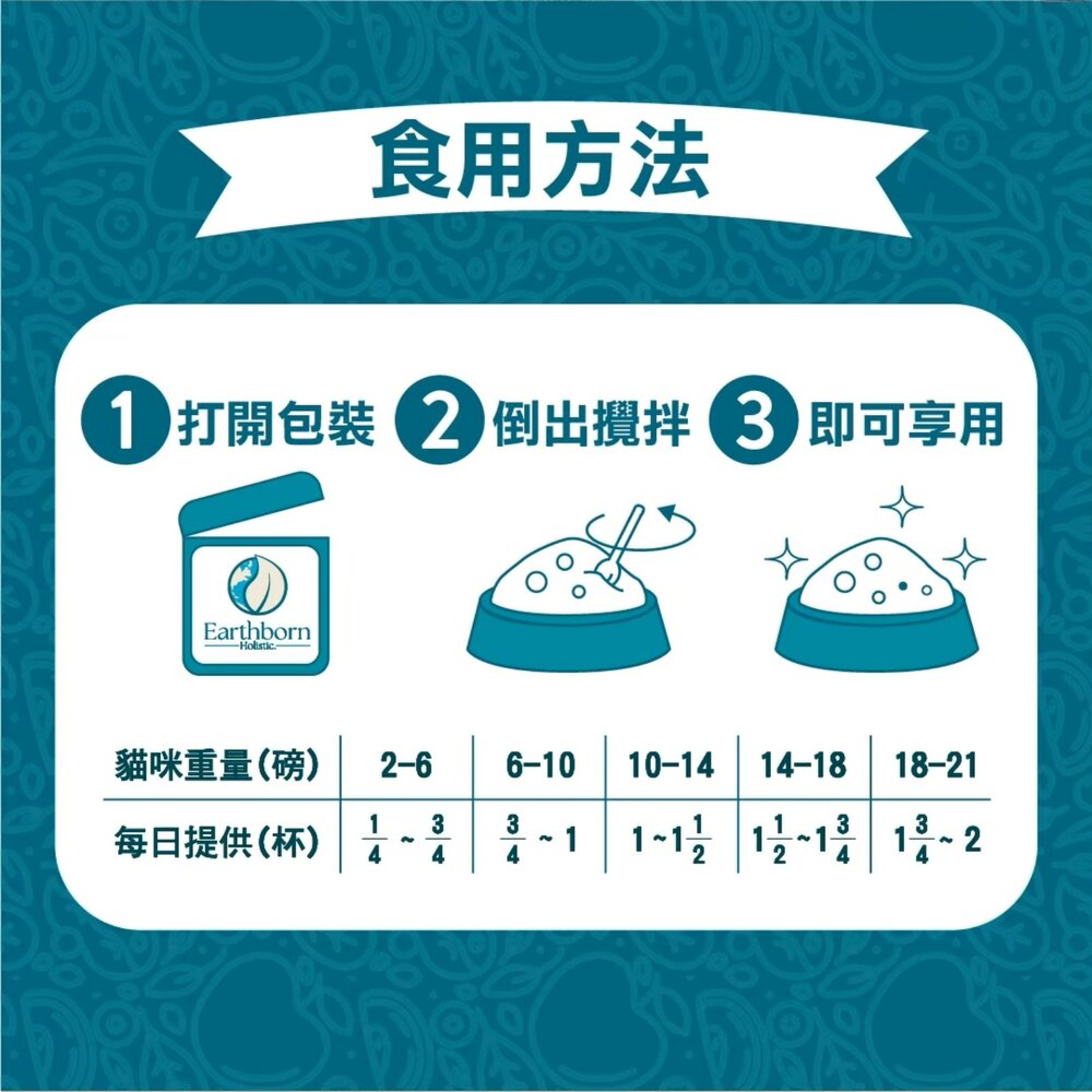 美國 Eartheorn 原野優越 低敏無穀貓糧 300g 農場低敏 野生魚 低敏 無穀貓 貓飼料『WANG』-圖片-8