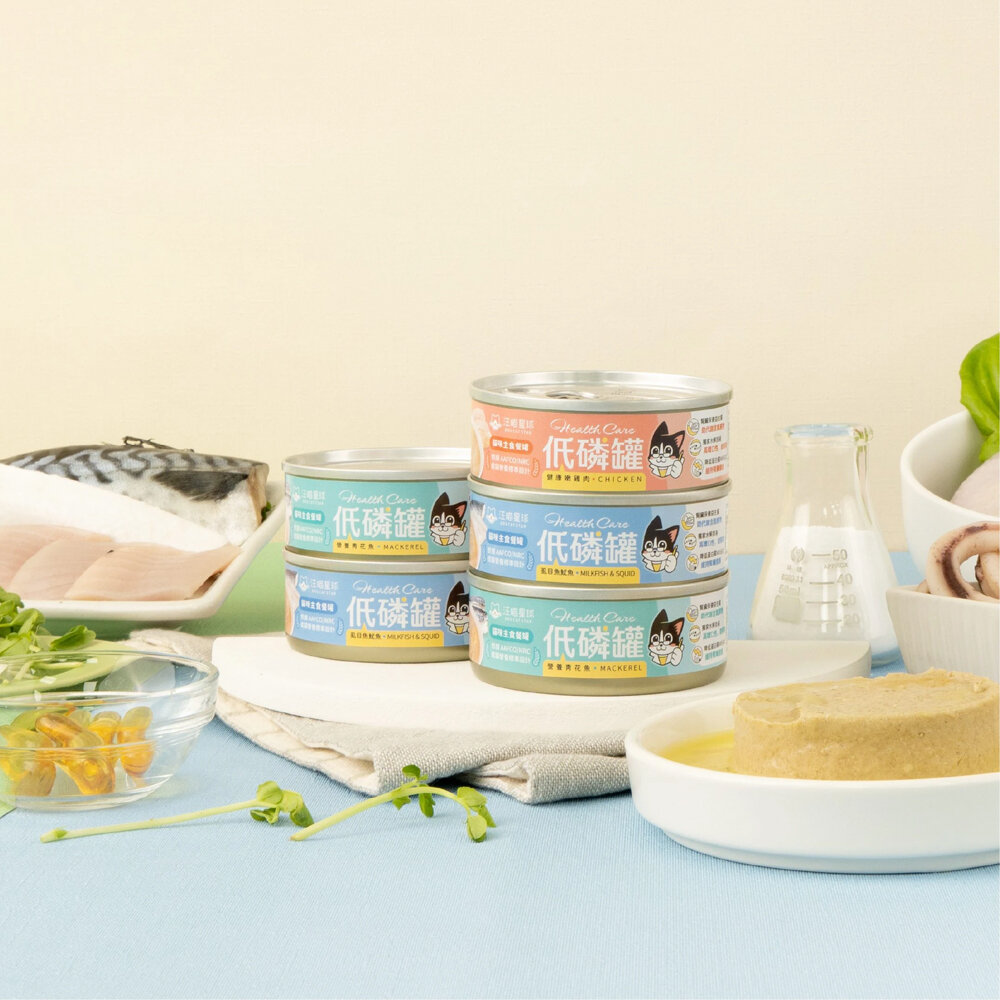 汪喵星球 貓罐頭 80g【單罐】低磷低蛋白主食貓罐 無膠慢燉純湯罐 主食罐 純湯 湯罐 補水罐 低磷罐『WANG』-圖片-4