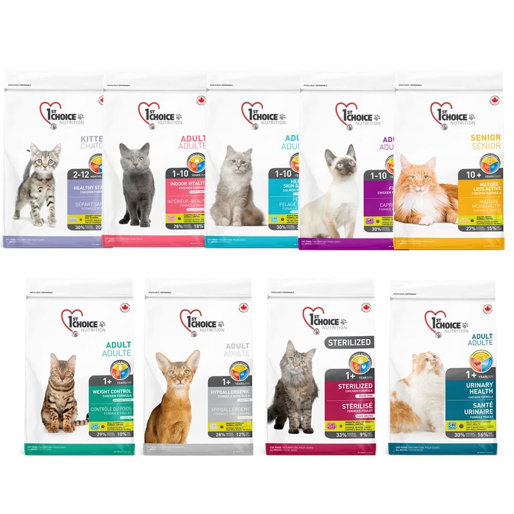 1st Choice 瑪丁 貓糧 907g-2.72Kg 雞肉 鴨肉 海鮮 挑嘴 體態管理 泌尿 無穀低敏貓『WANG』-圖片-1