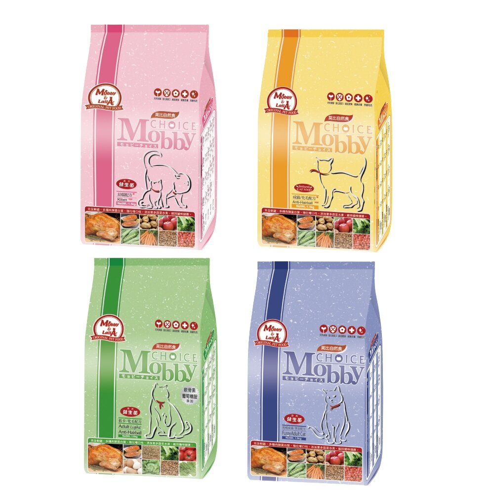 MobbyChoice 莫比 自然食 貓糧 7.5KG 幼母貓/低卡/化毛/挑嘴貓 貓飼料『WANG』-圖片-1