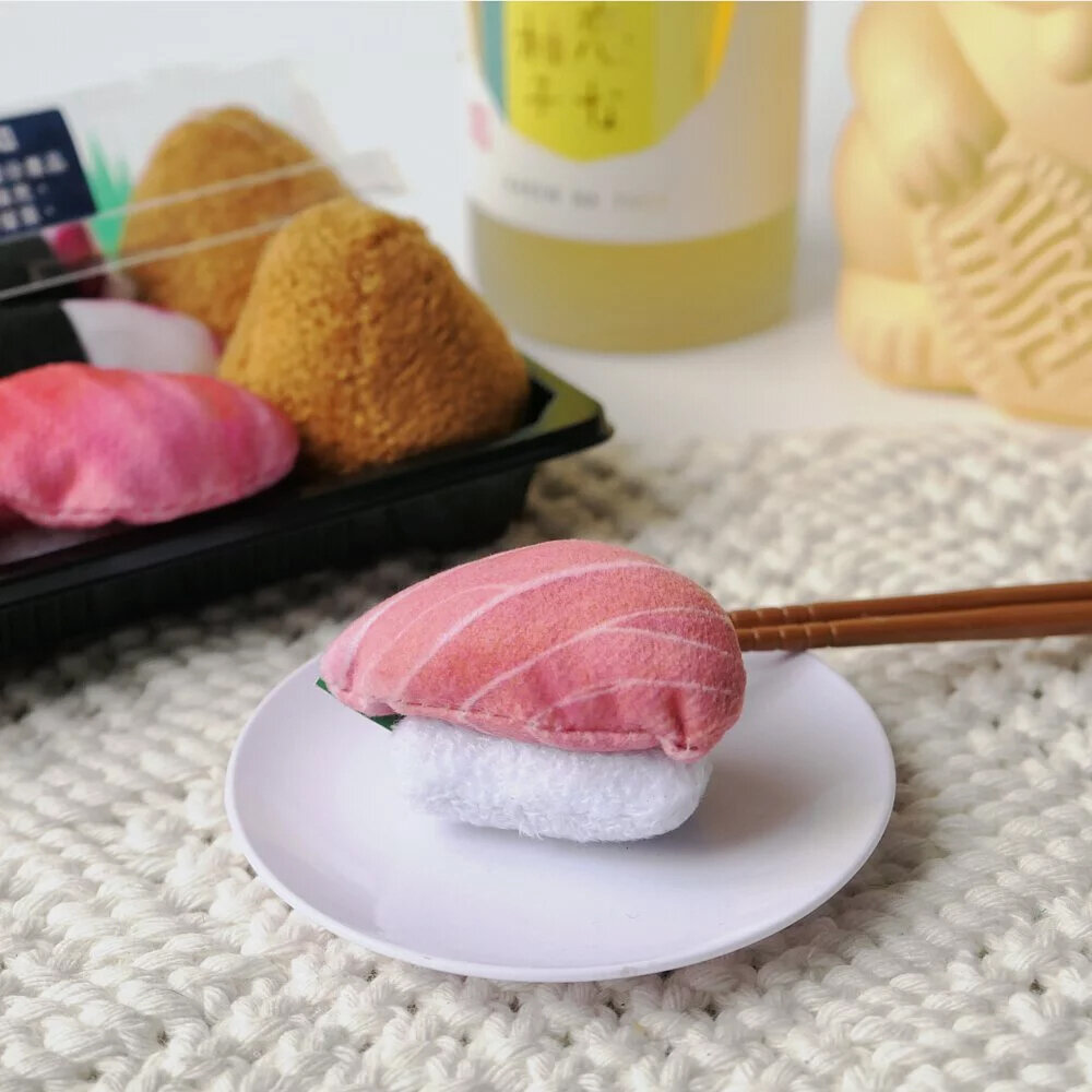 CATWANT 貓咪旺農場 貓壽司玩具 貓薄荷|木天蓼填充 造型玩具 貓玩具『WANG』-圖片-4