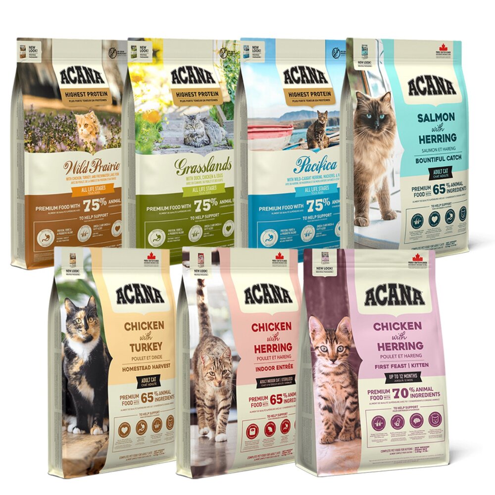 加拿大 ACANA 愛肯拿 4.5KG 挑嘴貓 無穀 低穀 雞肉 多種魚 鴨肉 貓糧『WANG』-圖片-1