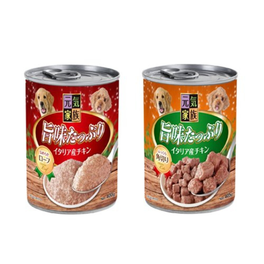 元氣家族 特選雞肉犬罐【24罐組】400g 精選義大利新鮮食材製造 狗罐頭『WANG』-圖片-1