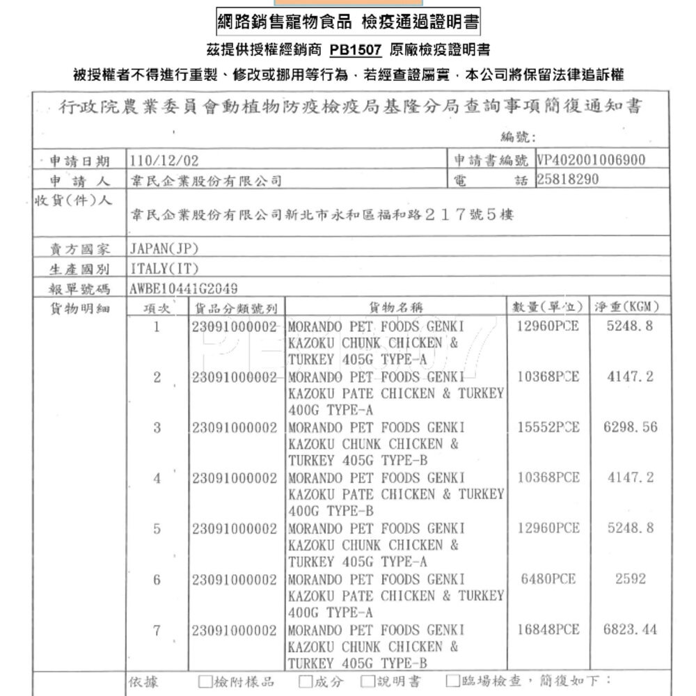 元氣家族 特選雞肉犬罐【24罐組】400g 精選義大利新鮮食材製造 狗罐頭『WANG』-圖片-3