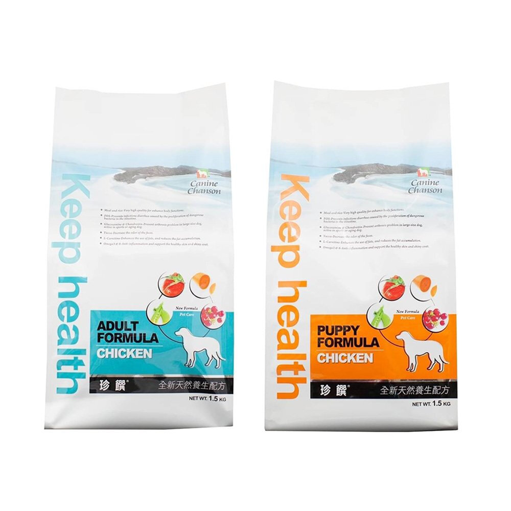 珍饌養生 犬飼料 1.5KG 幼犬|成犬 天然養生配方 犬糧 狗飼料『WANG』-圖片-1