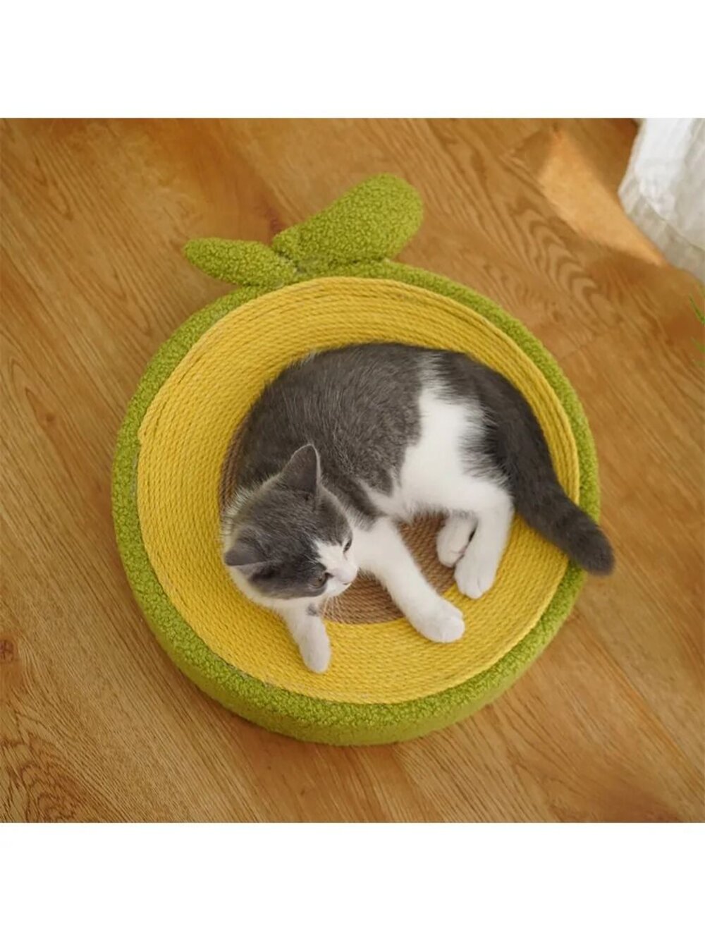 喵仙兒 造型貓抓板 劍麻貓抓盆 沙灘椅 電視機 泡麵 酪梨 大富翁三腳 三眼怪 貓抓板『WANG』-圖片-7