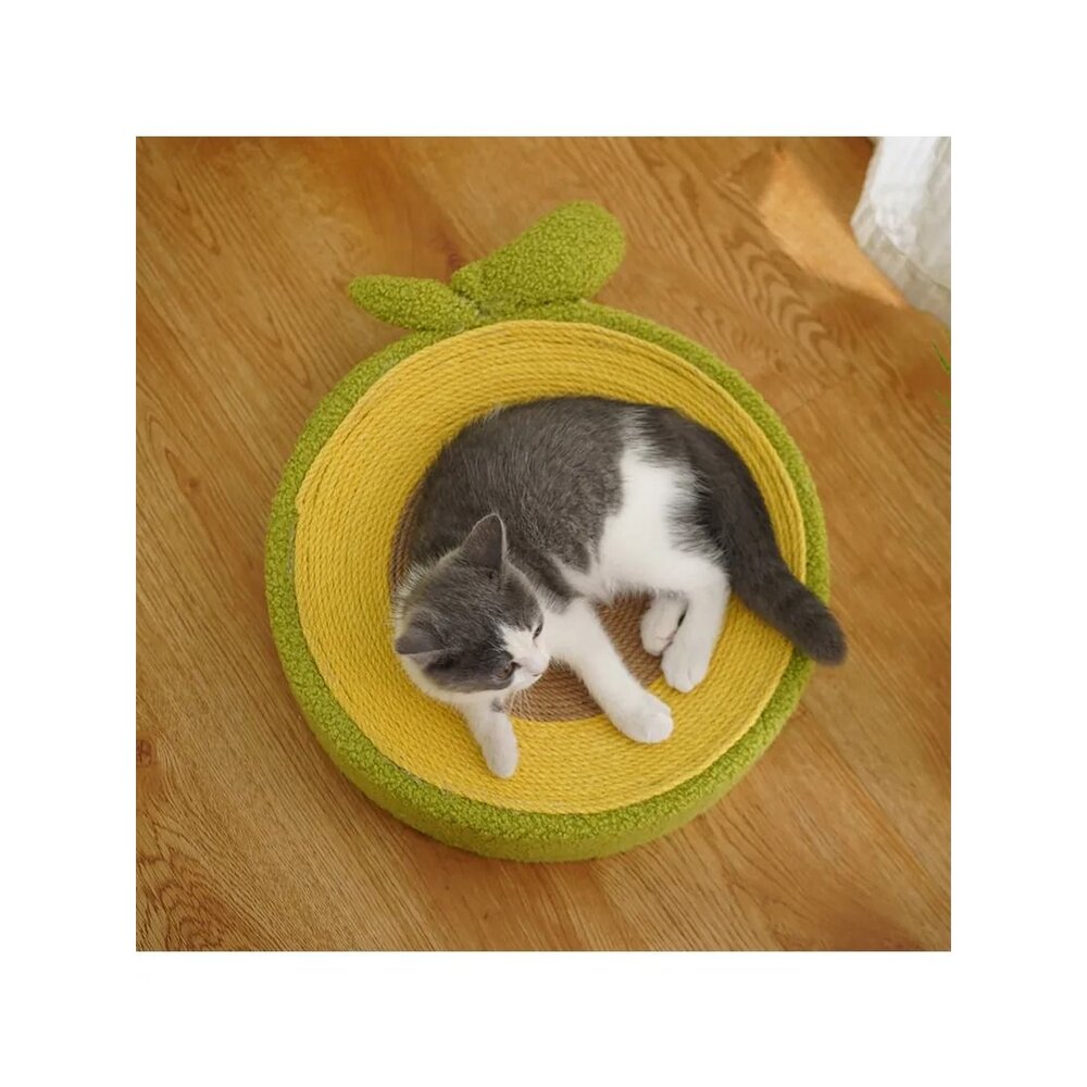 喵仙兒 造型貓抓板 劍麻貓抓盆 沙灘椅 電視機 泡麵 酪梨 大富翁三腳 三眼怪 貓抓板『WANG』-圖片-7