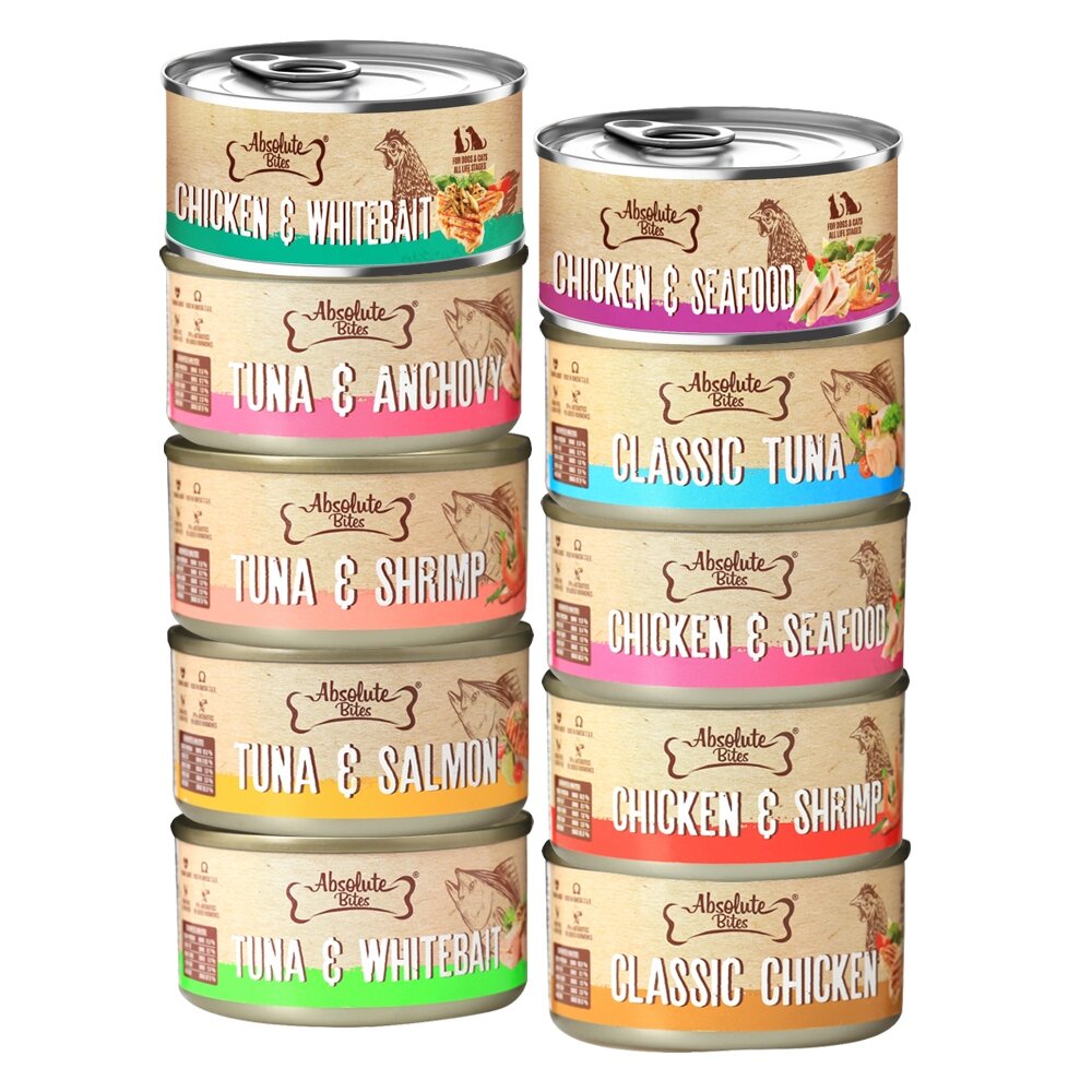 Abusolute Pet AB饗食無穀低敏罐 80g【單罐】無榖 低敏罐 貓罐頭『WANG』-圖片-1