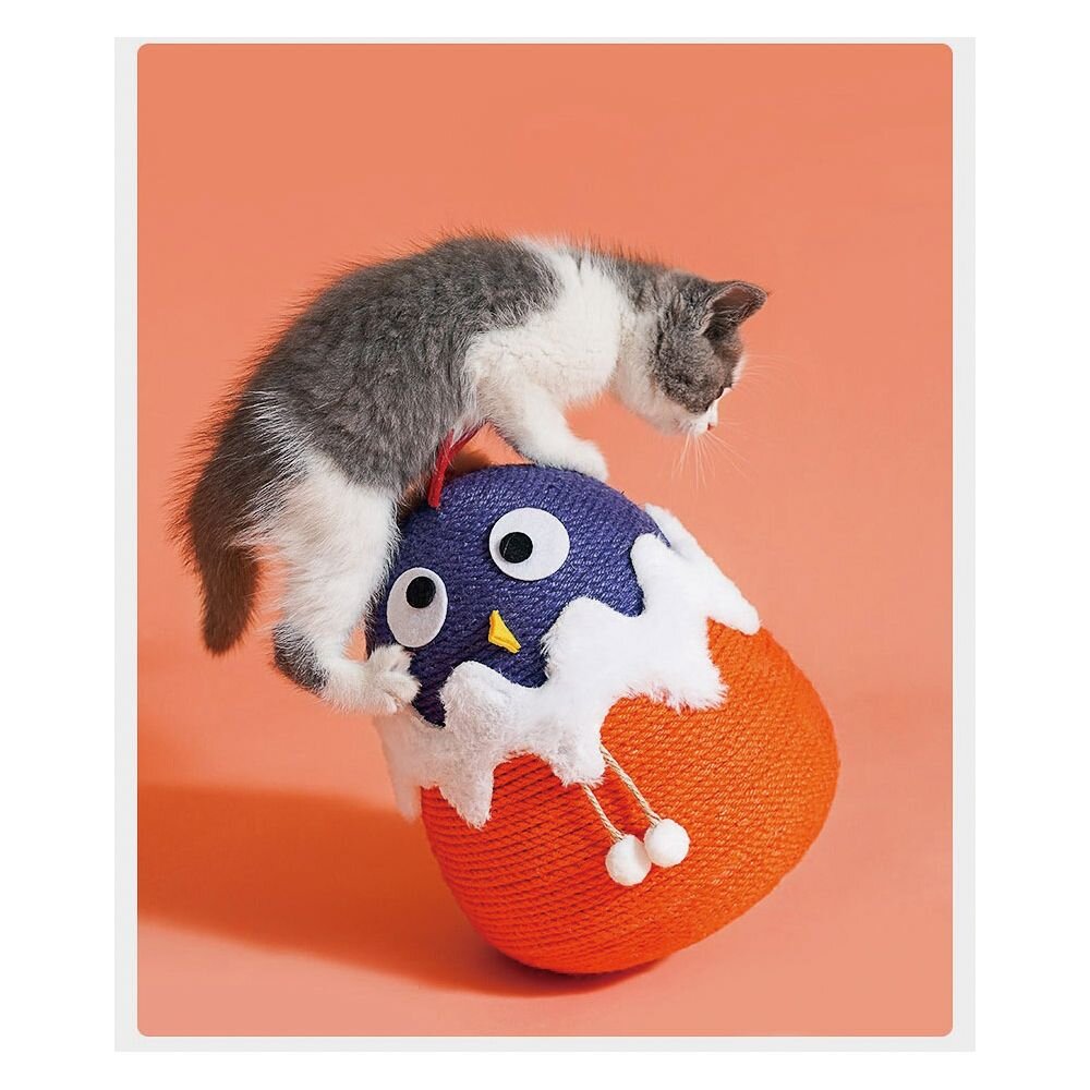 喵仙兒 造型貓抓板 復古遊戲機 仙人掌 胖胖雞 木劍麻貓抓柱 雙層貓抓屋 沙發 睡床 貓抓板『WANG』-圖片-4