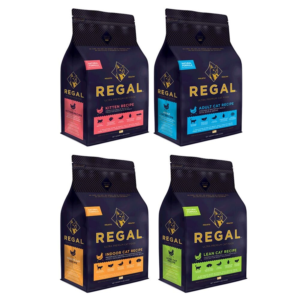 REGAL 芮格爾天然寵糧 貓糧4LB(1.8kg)幼貓 成貓 室內貓 高齡貓 貓飼料 貓糧 貓咪飼料『WANG』-圖片-1